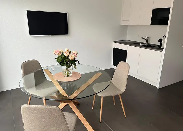 Neues 2 Zimmer Studio Am Fusse Des Niesen Am Thunersee